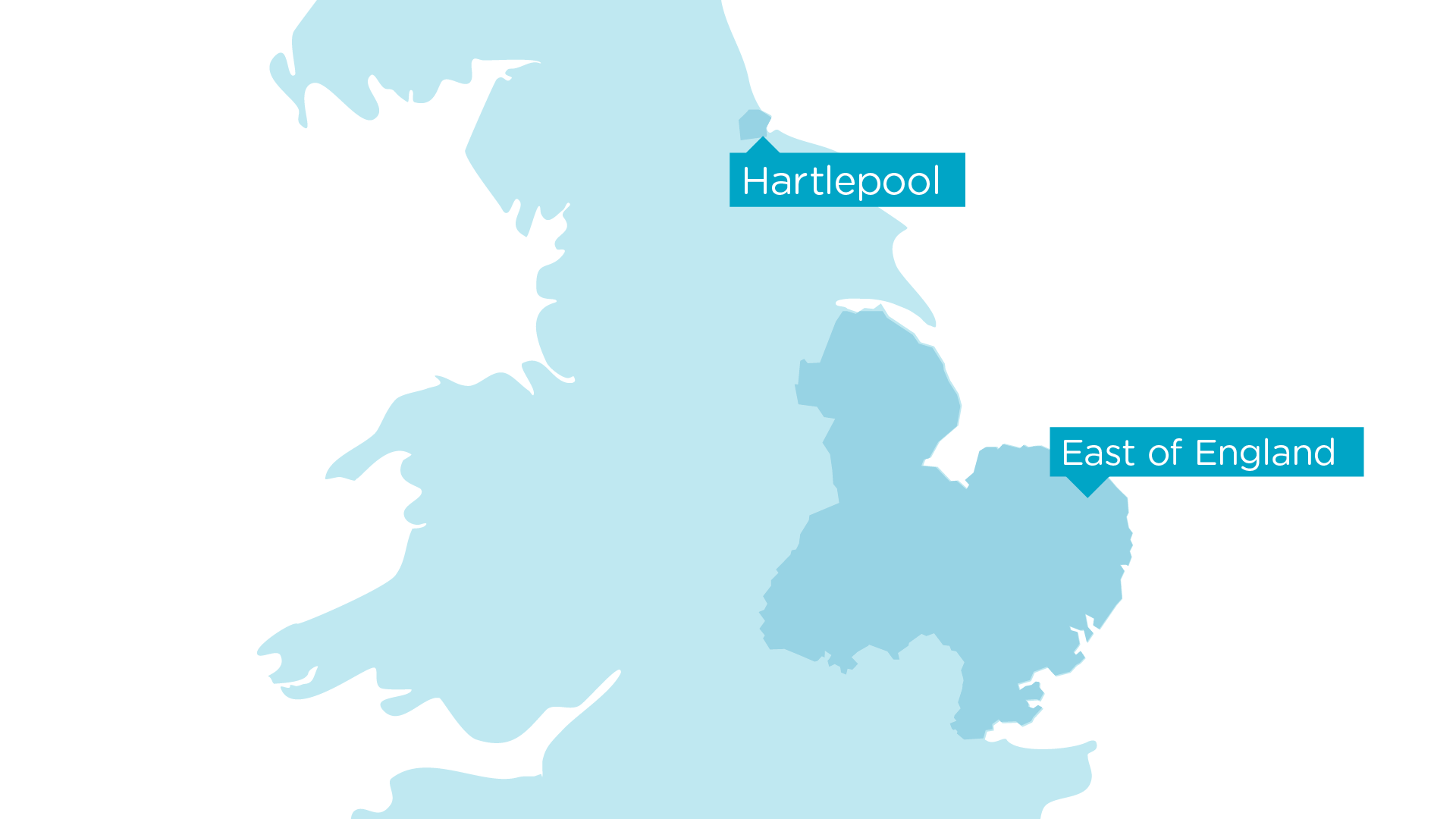 Map of the Anglian Water region